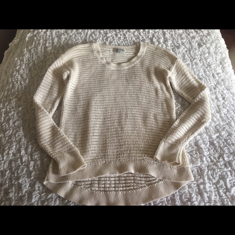 Madewell Lightweight Sweater Cream XS Extra Small